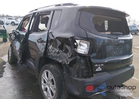 2016 Jeep Renegade Limited z USA, uszkodzony, nr VIN ZACCJBDT5GPD10756